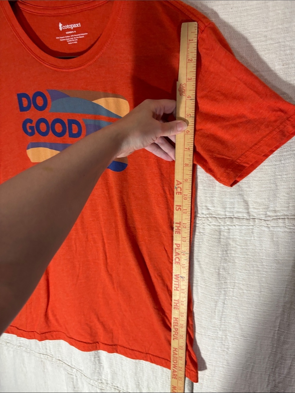 Cotopaxi Women’s Do Good Stripe Organic Cotton Blend Tee Medium EUC Gorpcore - Picture 3 of 6